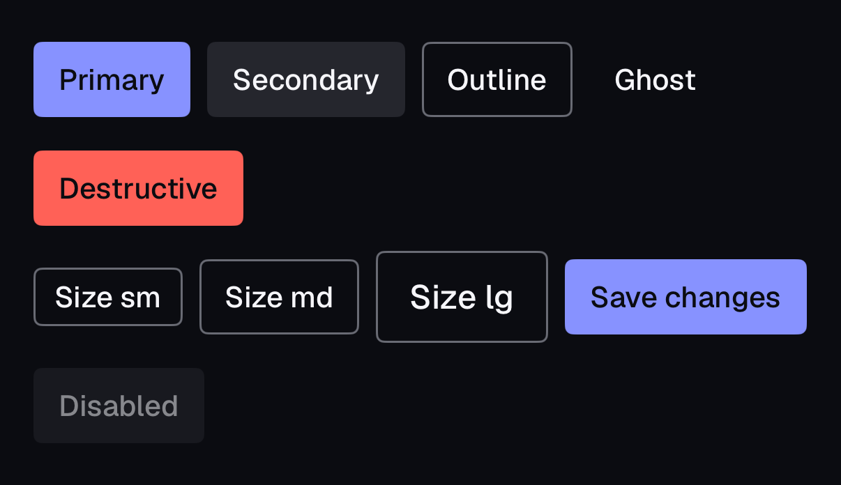 Button on iOS, dark mode