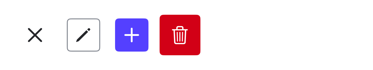 Icon Button on iOS, light mode