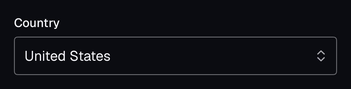 Select on iOS, dark mode